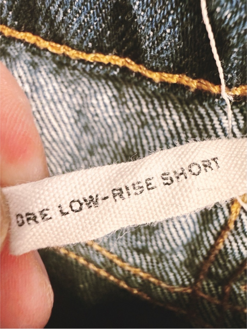 RAG & BONE Dre Low-Rise Denim Shorts, Size 25 - Picture 7 of 10